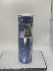 3D Christmas Stair Decals 6pc Set 100x18cm Waterproof Peel & Stick Tree