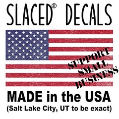 American Flag with Cross Vinyl Decal 3 Pack: Christian Jesus US Small ~4″ Black