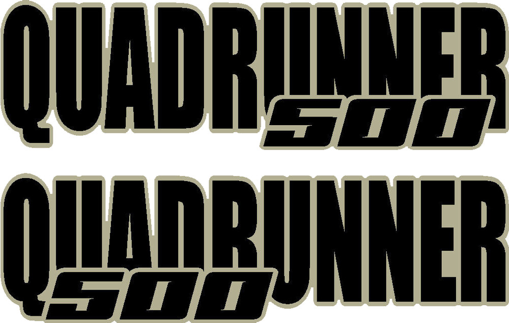 QuadRunner 500 Gas Tank Graphics fits Suzuki Quad Runner Sticker Decal