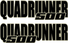 QuadRunner 500 Gas Tank Graphics fits Suzuki Quad Runner Sticker Decal