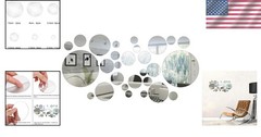 Versatile Waterproof 32-Piece Acrylic Mirror Wall Decals Perfect for Any Room