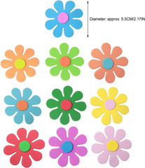 100PCS Foam Flower Stickers – Wall Stickers, Small Flower Sticker Foam Crafts fo