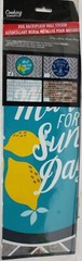 STOVE BACKSPLASH STICKER/WALL DECAL(30″x18″)FRUITS,LEMONS,MADE FOR SUNNY DAYS,GR