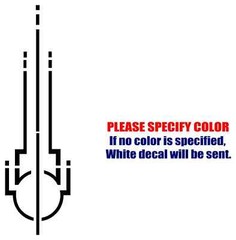Art Deco Symbol Adhesive Vinyl Decal Sticker Car Truck window Various Sizes