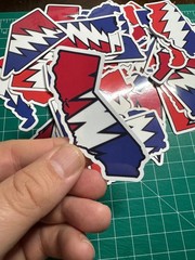 California Stealie – Grateful Dead – Laminated Vinyl Sticker – 2.5″x3″