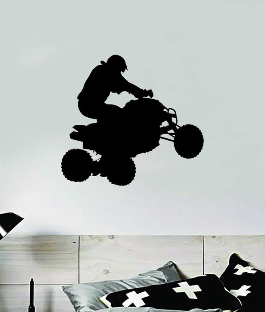 ATV Quad Wall Decal Home Decor Sticker Vinyl Sports Motocross Dirtbike