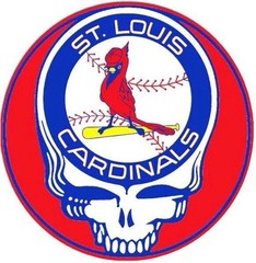 ⚡️GRATEFUL DEAD St. Louis Cardinals Stealie Sticker NEW Measures 3″ x 3″ ⚡️