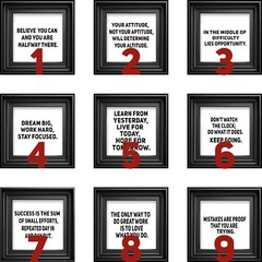 Motivational Wall Art – Peel and Stick Vinyl/removable Wall Decals. 3D illusion.