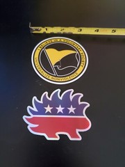 Anarcho-Capitalism Flag 3″ sticker Pro Liberty 🗽 Voluntary Society Sovereign