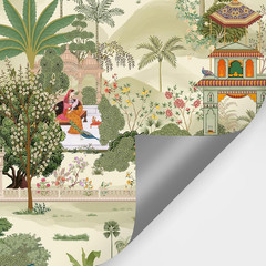 Peel and Stick Tropical Green Wall Mural – Botanical Wallpaper for Any Room
