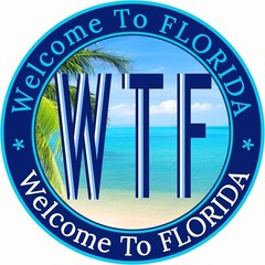 WTF sticker Welcome to Florida weatherproof bumper vinyl decal