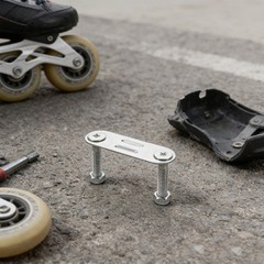 8 PCS Roller Skate Stand Hardware Accessories Quad Four Wheel Bracket