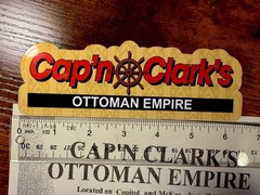 Backrooms A24 Movie Cap’n Clark’s Ottoman Empire 6in Vinyl Decal Sticker