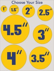 Custom Stickers Logo Product Label Bulk Decal Vinyl Water & Scratch Resistant
