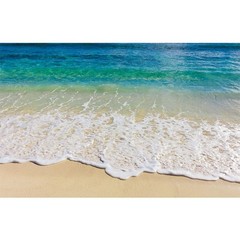 Floor Stickers None PVC 90*58 Cm Sea Stickers Wall Print Decal Waves 1set