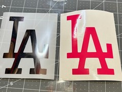 Small Sizes LA Vinyl Decal For Your Car-House Many Szs & Colors Buy 2 Get 1 FREE