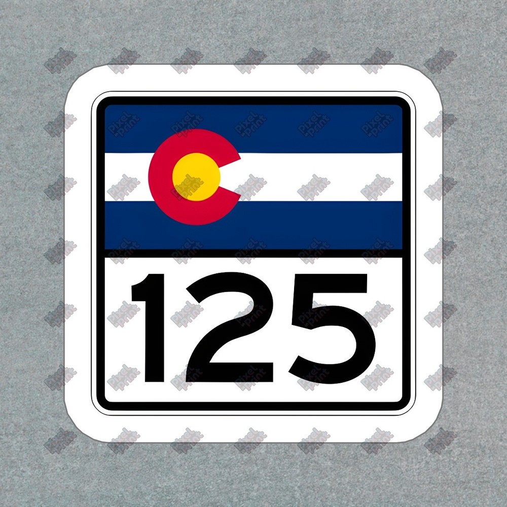 Colorado State Flag Vinyl Sticker Decal Highway Sign 125 Perfect for #638707