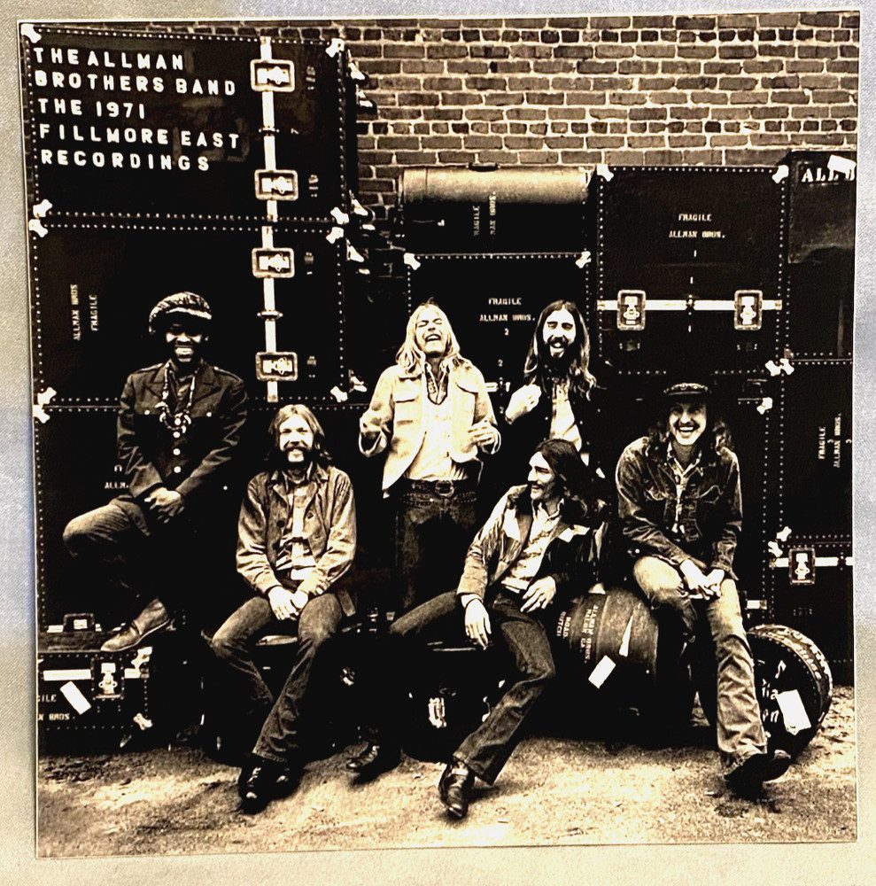 THE ALLMAN BROTHERS BAND *NEW* Glossy Rectangle Sticker Measures 5.23″ x 5.25″