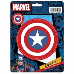 Captain America Shield Car Emblem Multi-Color