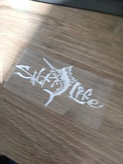 Salt Life Decal UV DTF Waterproof 7in White Made In USA