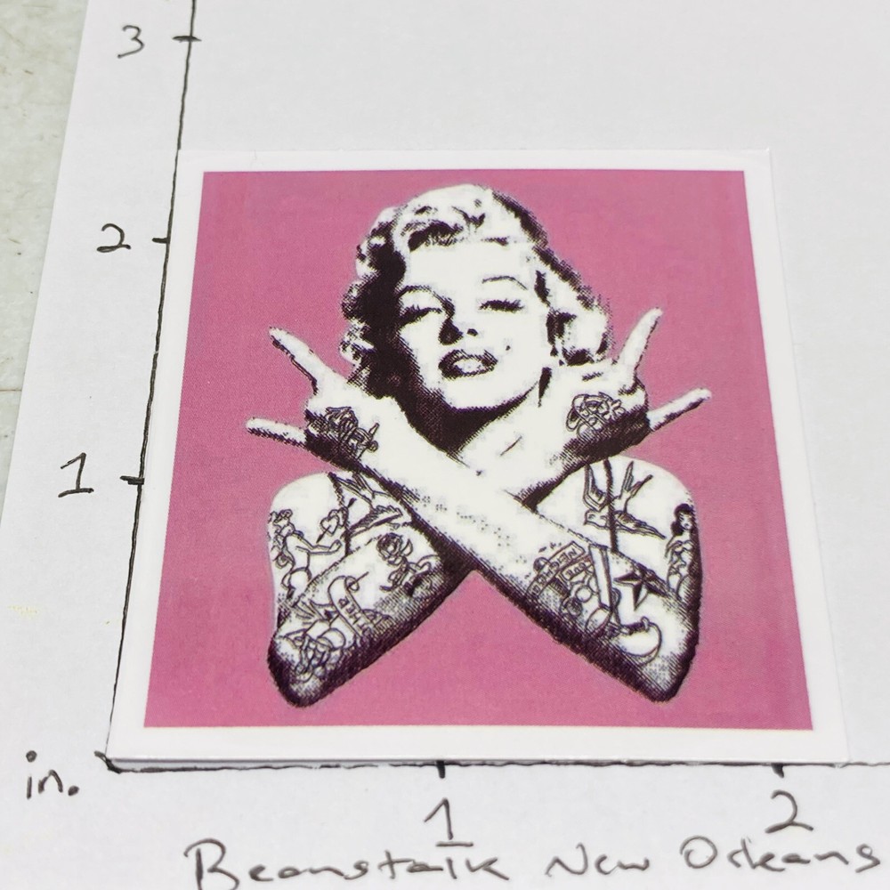 NEW‼ Marilyn Monroe Punk Rock Pop Art Vinyl Sticker Decal •FREE S/H w/ Tracking‼