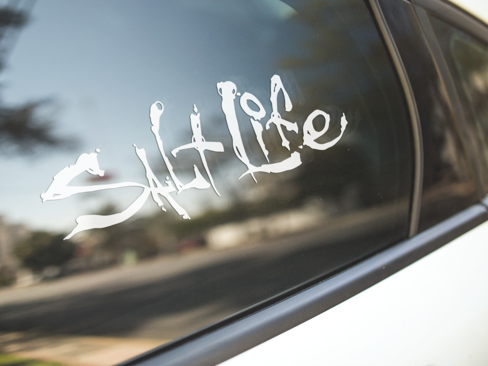Salt Life Signature v2 Vinyl Decal Sticker – Die Cut watersports boating surfing