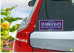 Dumbocrats Decal Sticker President Trump Nickname Liberals MAGA Funny Political