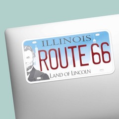 Route 66 State License Plate Bumper Stickers – Choose Your State Decal