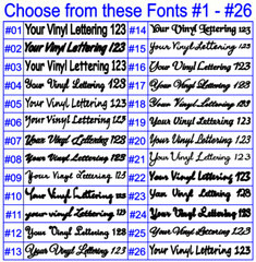 Custom Text Vinyl Decal Personalized Lettering Window Yeti Cup Sticker 10 Sizes