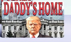 Donald Trump Daddy’s Home Credit Debit Card Sticker MAGA Republicans.