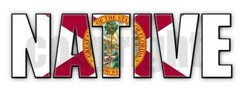 Florida Native Flag Stickers Florida Flag Decals Florida Flag Stickers