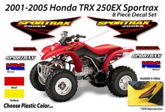 2003 2004 Honda TRX 250ex Decal Graphic Sticker OEM kit Mark Set SPORTRAX 250 EX