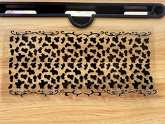 Decorative Rectangle Scroll Border Frame UV DTF Wrap 16 oz