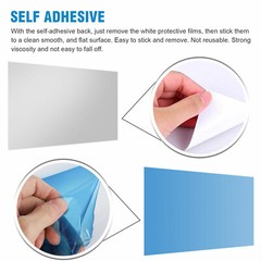 50x100cm Self Adhesive Mirror Reflective Wall Sticker Film Paper Kitchen Decor
