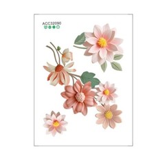 Flower Pattern Wall Decal Switches Sticker Easy to Apply and Remove for Any Room