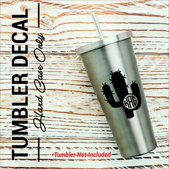 Monogram Initial Decals for Phone, Tumbler, Car Decals. 30 Designs
