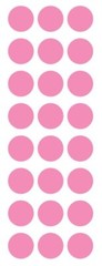 1″ Pink Round Label Dots Stickers Color Coding Inventory 1 Inch Dot