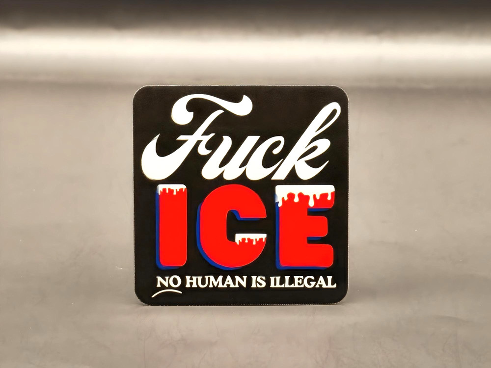 F Trump Ice Stickers No Kings Vinyl Decals Abolish Not My President Unity Maga