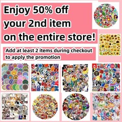 50Pcs Stickers Butterfly Laptop Luggage Skateboard Fridge Car Water bottle Vinyl