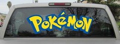 Pokemon Logo – Vinyl Decal – Pokemon Sticker – You Choose Size and Color