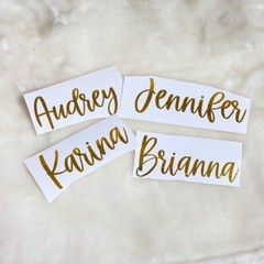 Custom Text Vinyl Lettering Personalized Sticker decal ANY TEXT ANY NAME FONTS