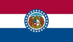Missouri Flag Vinyl Decal / Sticker ** 5 Sizes **