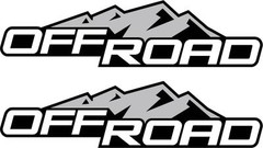 2004-2012 4×4 Decals Stickers for Chevy Colorado Xtreme GMC Canyon 4WD Bedside
