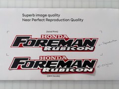 Honda Foreman Rubicon Decal Kit Sticker Graphics Emblem 2001 2002 2003 2004 OEM