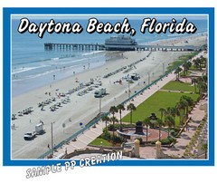 DAYTONA BEACH, FLORIDA photo fridge MAGNET 4 X 3 inches TRAVEL