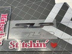 ONE SLP Logo OUTLINE ONLY Die Cut Vinyl Decal Does NOT Fit/Cover Emblems Street