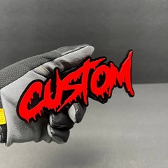 Custom Laser Cut Acrylic 3D Emblem Car Badge Multicolor Personalized Name Logo!