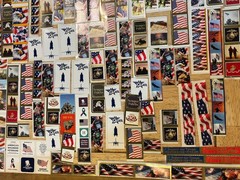 Patriotic Sticker Lot – Charity Organizations – SMALL Size – Large Quantity