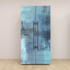 Kitchen Makeover Fridge Wrap Instant Appliance Refresh