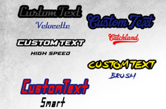 Custom Acrylic Lazer Cut MULTI COLOR Car Emblem Badge Customized Text Names LOGO